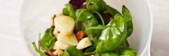 куриное филе в сливках с базиликовым песто