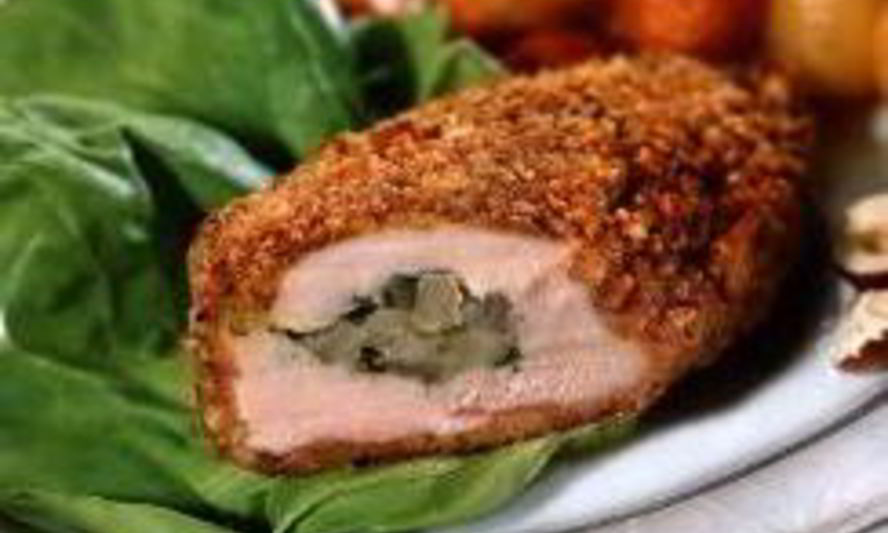 Рецепт куриных грудок, фаршированных ананасом