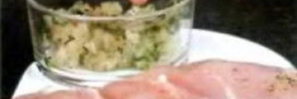 куриные грудки, фаршированные ананасом