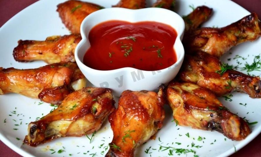 Рецепт куриных крыльев в остром маринаде с карри