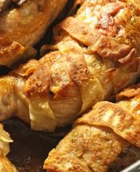 Куриные ножки, фаршированные грибами