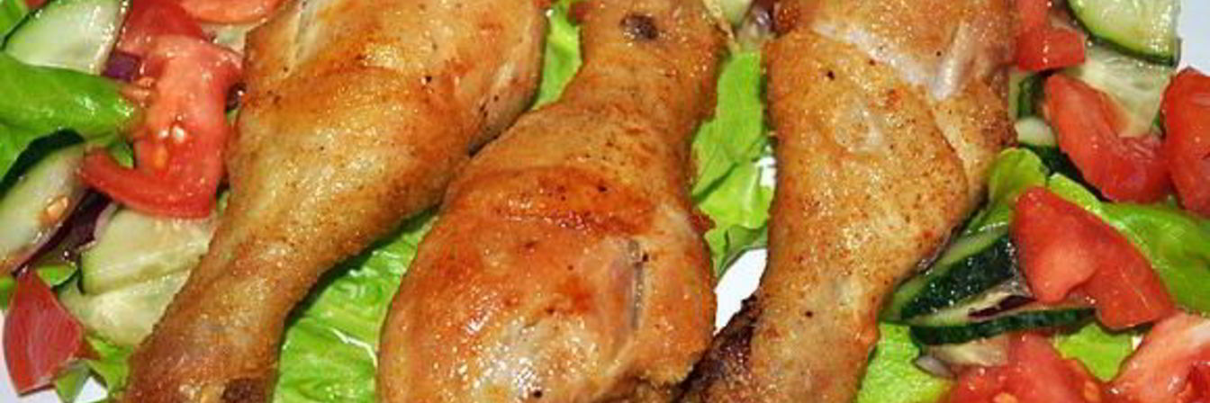 Куриные ножки в крахмальной панировке со специями