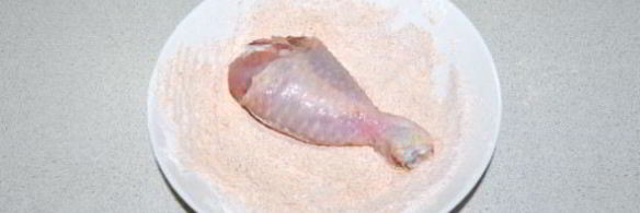 куриные ножки в крахмальной панировке со специями