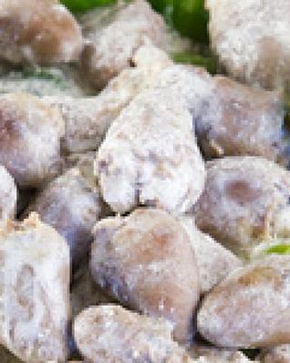 Куриные сердечки в сливочном соусе