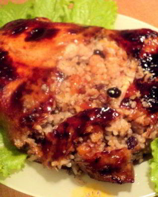 Курица фаршированная