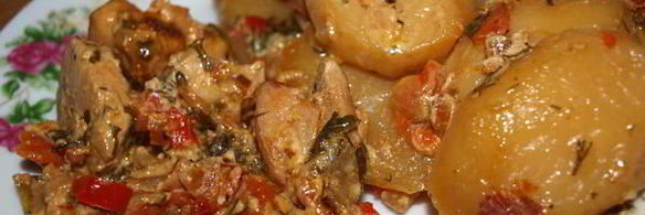 курица под сливочным соусом в мультиварке