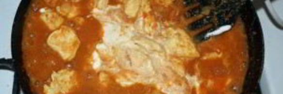 курица под соусом карри