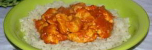 курица под соусом карри