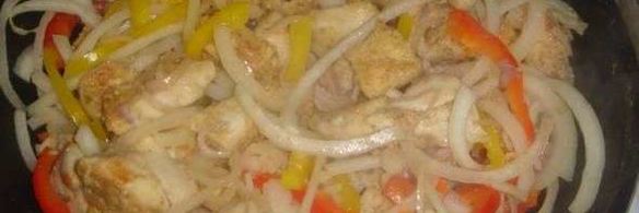 курица со сладким перцем