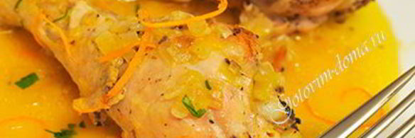 курица в апельсиновом соусе