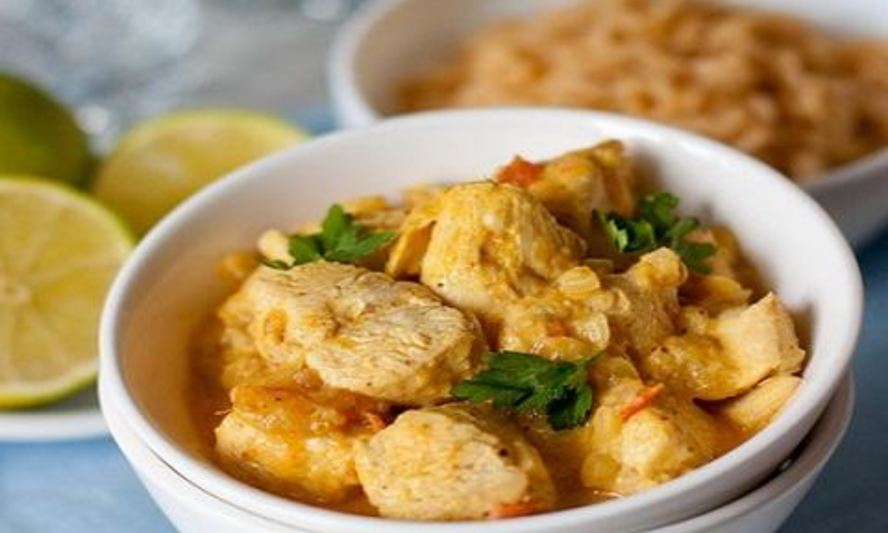 Рецепт курицы в сливочном соусе с карри