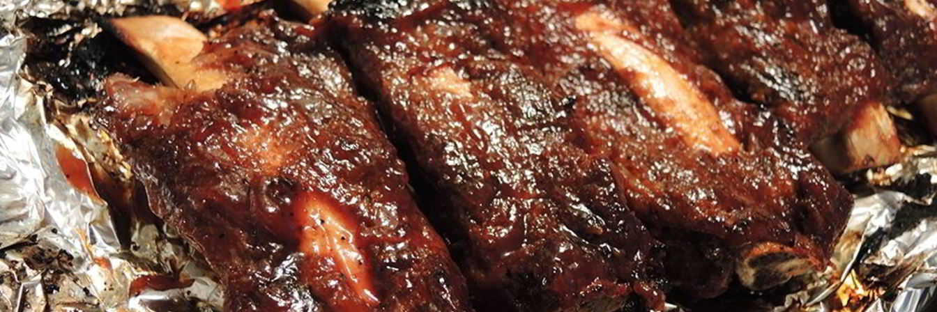 Мясо маринованное, запеченное в фольге
