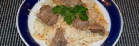 мясо под соусом