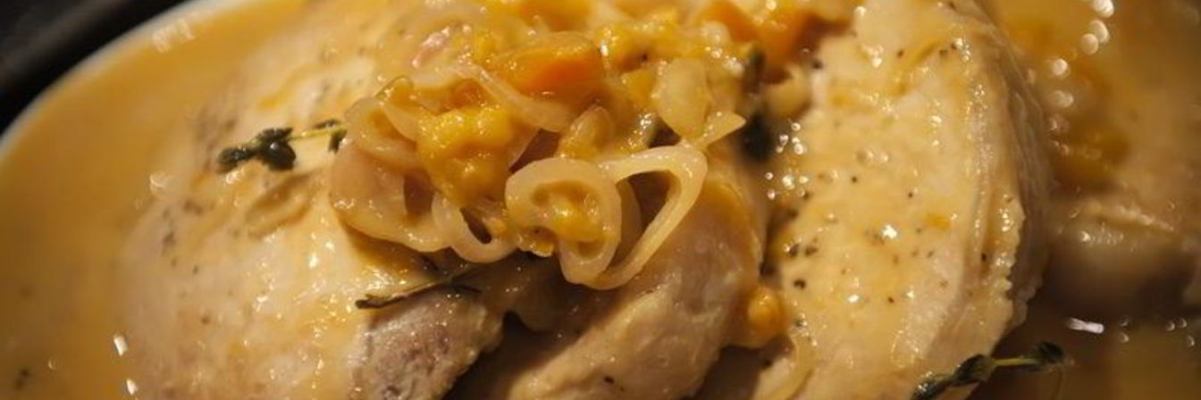 Мясо в абрикосовом соусе