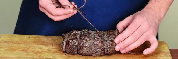 ростбиф с острым горчичным соусом