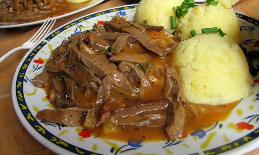 Рецепт сердца индейки тушеное