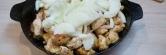 свинина кусочками в соусе