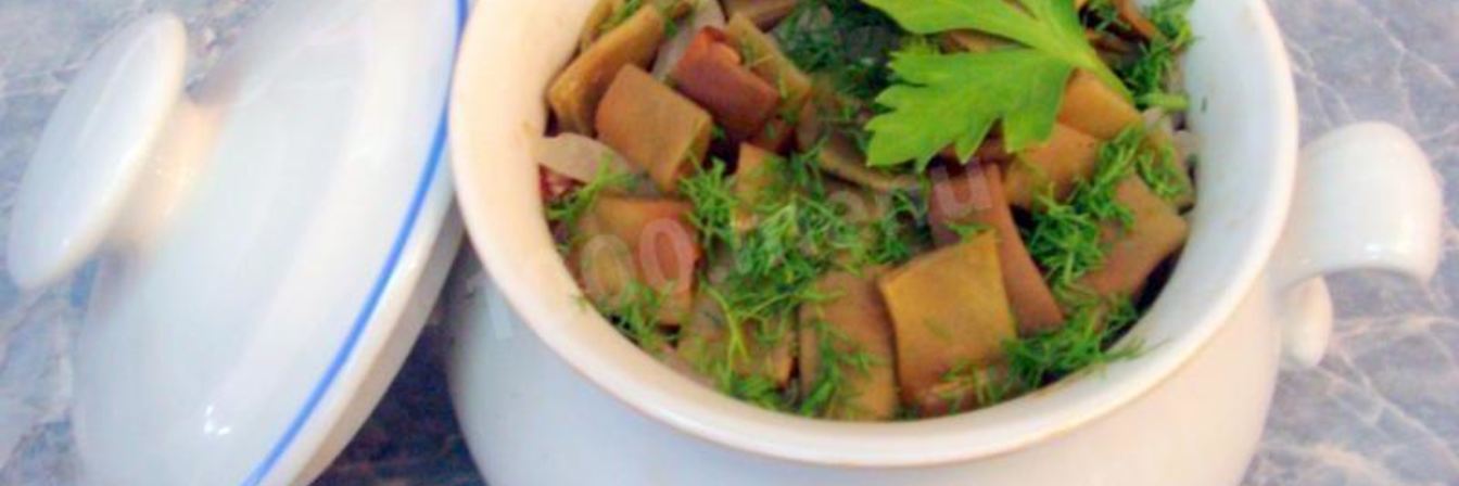 Свинина с картошкой в горшочках по-тбилисски