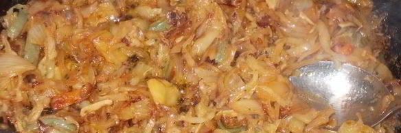 свинина, тушенная с овощами