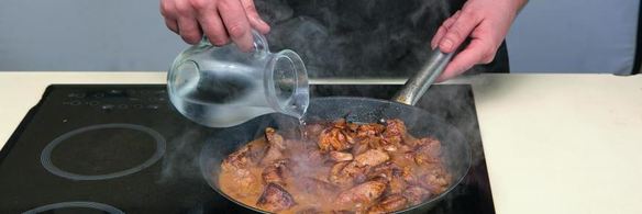 свинина в красном вине