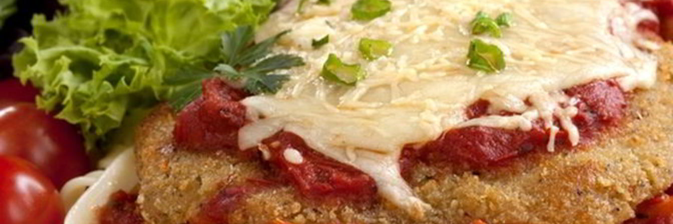 Телятина под соусом и сыром