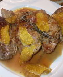 Утиная грудка в апельсиновом соусе