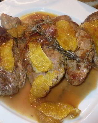 Утиная грудка в апельсиновом соусе