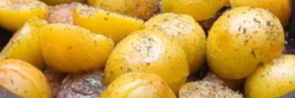 утка на сковороде