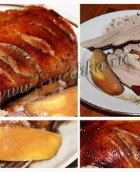 Утка по-пекински с айвой