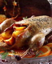 Утка в рукаве в духовке