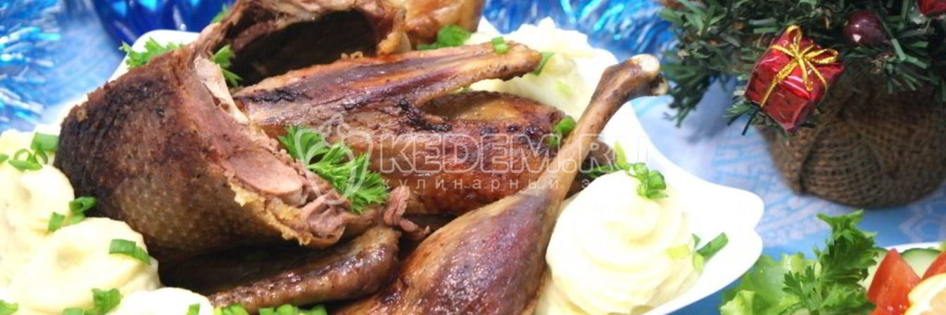 Утка запеченная в рукаве