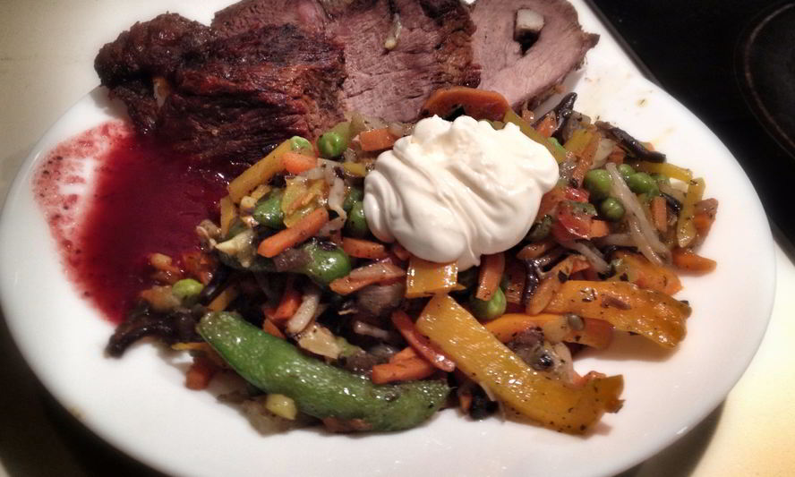 Рецепт запеченой свинины с овощами