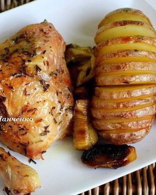 Запеченная курица Котопуло клефтико