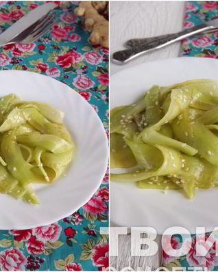 Огуречная лапша