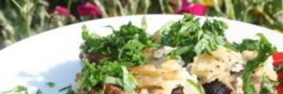 баклажаны с фаршем на сковороде