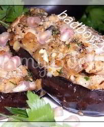 Баклажаны с мясной начинкой