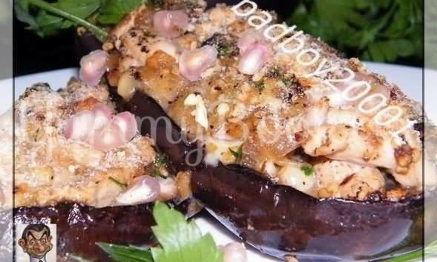 Рецепт баклажанов с мясной начинкой