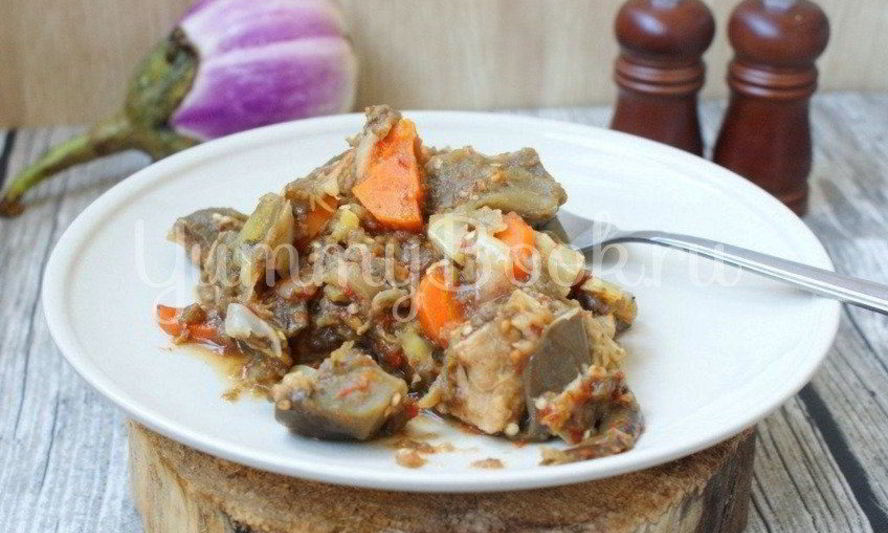 Рецепт баклажанов с мясом в мультиварке