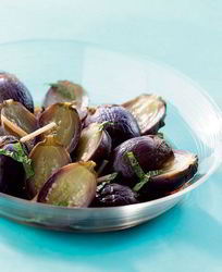 Баклажаны с мятой