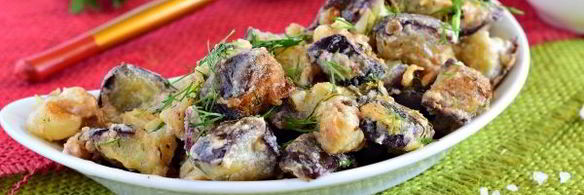 баклажаны тушеные в сметане