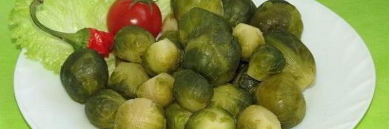 Брюссельская капуста на пару в мультиварке