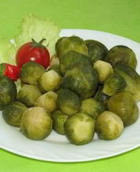 Брюссельская капуста на пару в мультиварке