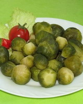 Брюссельская капуста на пару в мультиварке