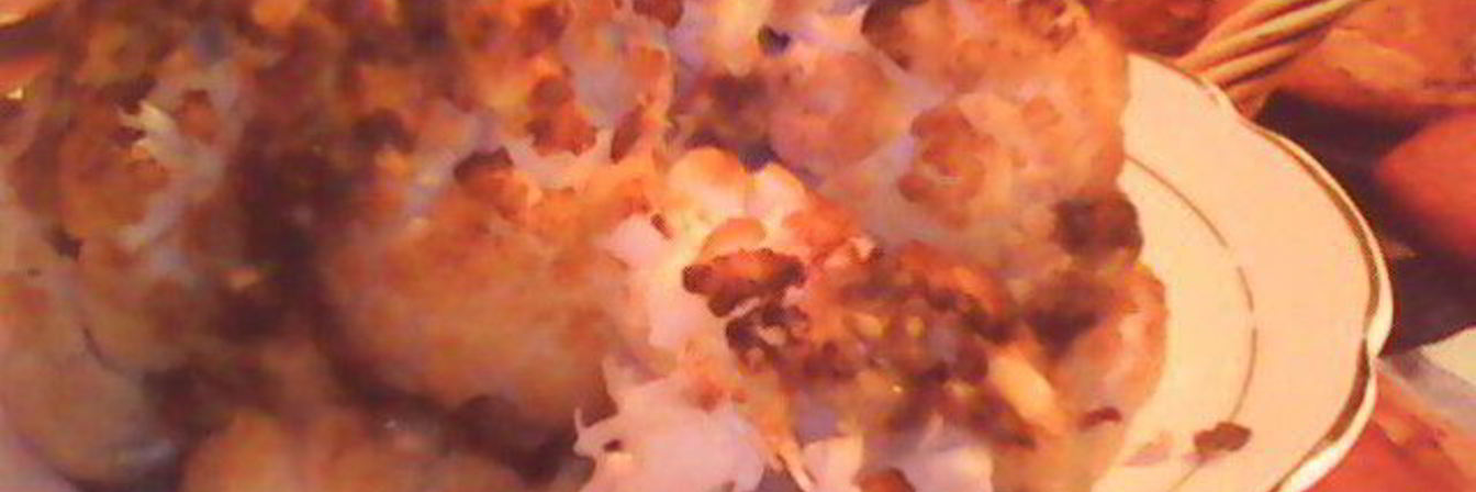 Фаршированная цветная капуста, запеченная под брынзой