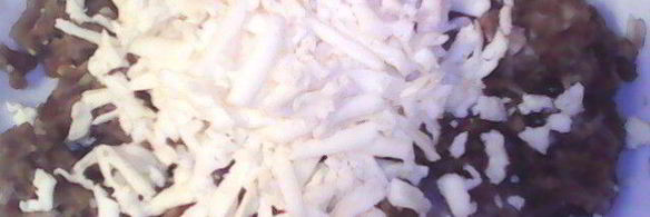 фаршированная цветная капуста, запеченная под брынзой