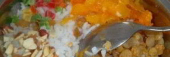 фаршированная тыква, запеченная в духовке с рисом