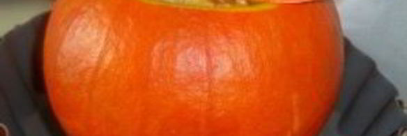 фаршированная тыква, запеченная в духовке с рисом