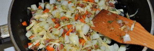 фаршированный овощами сладкий перец