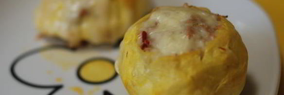 фаршированный патиссон солнечный цветочек