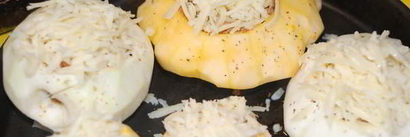 фаршированный патиссон солнечный цветочек